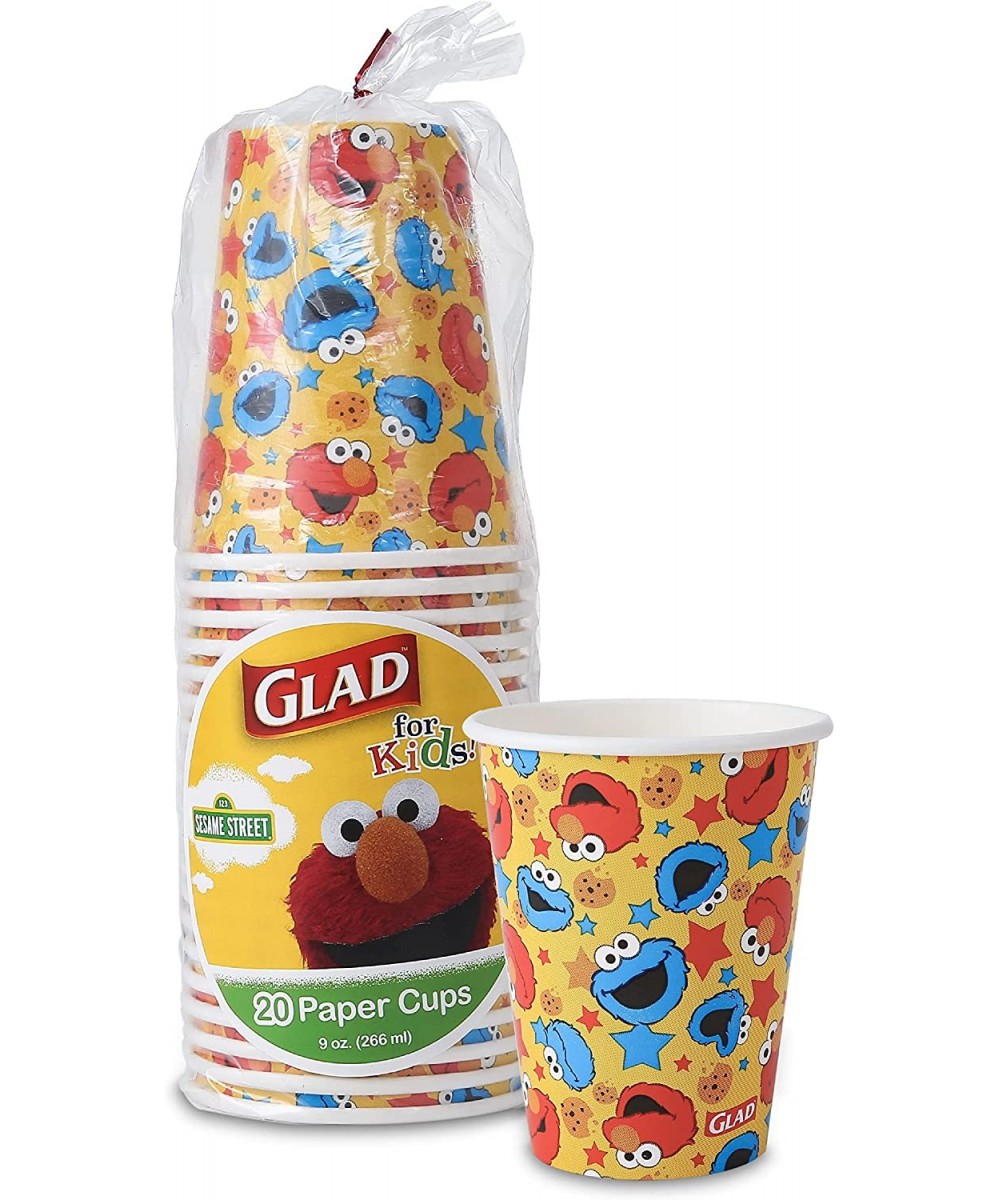 for Kids Sesame Street Elmo & Cookie Monster Paper Cups | Elmo & Cookie Monster Cups with Stars Kids Drinking Cups | Sesame S...