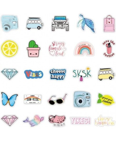 100 Pcs Cute Stickers for Water Bottles Vinyl Waterproof Stickers Aesthetic Stickers Vsco Stickers for Laptop Phone Guitar an...