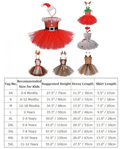 Girls Deer Costume for Halloween Christmas Cosplay Handmade Tutu Dress up with Reindeer Antlers Headband Photo Shoot $26.39 -...