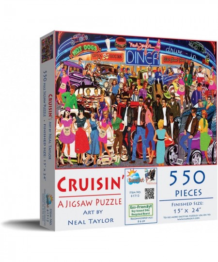 Cruisin 550 pc Jigsaw Puzzle $32.80 - Jigsaw Puzzles