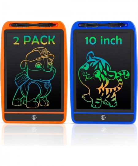 2Pack LCD Writing Tablet 10inch Colorful Drawing Tablet Doodle Board for Kids Adults Reusable Handwriting Painting Pad Erasab...