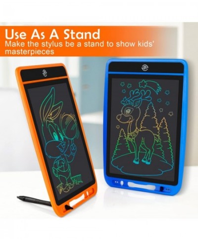 2Pack LCD Writing Tablet 10inch Colorful Drawing Tablet Doodle Board for Kids Adults Reusable Handwriting Painting Pad Erasab...