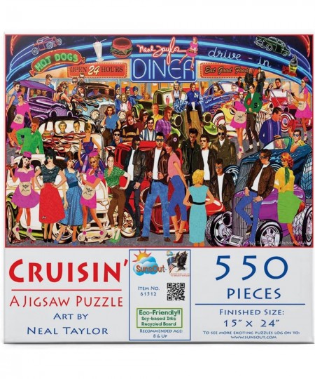 Cruisin 550 pc Jigsaw Puzzle $32.80 - Jigsaw Puzzles