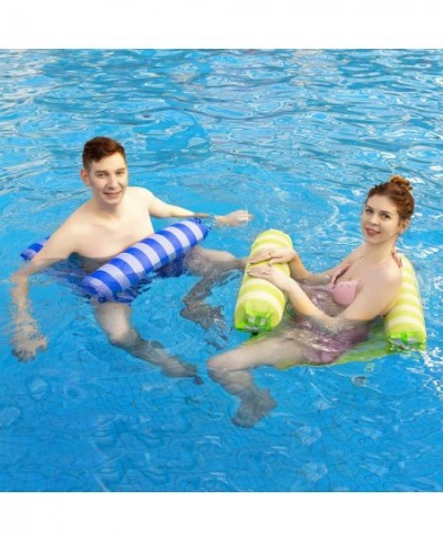 2-Pack Swimming Pool Float Hammock Multi-Purpose Inflatable Hammock Pool Hammock (Saddle Lounge Chair Hammock Drifter) Water ...