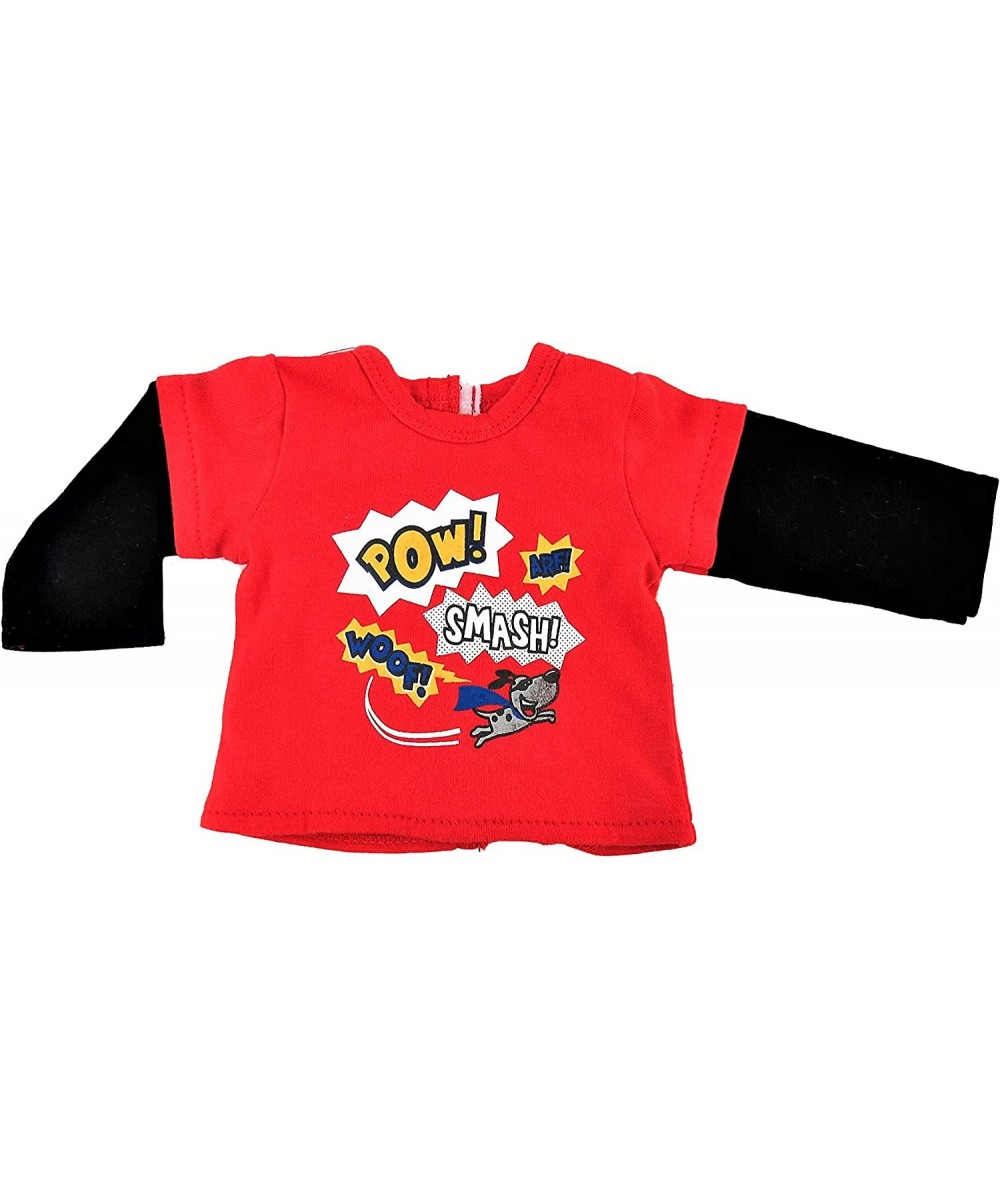 Boy’s Long Sleeve Graphic T-Shirt Made for 18 inch Dolls (Super pup) $15.77 - Doll Accessories