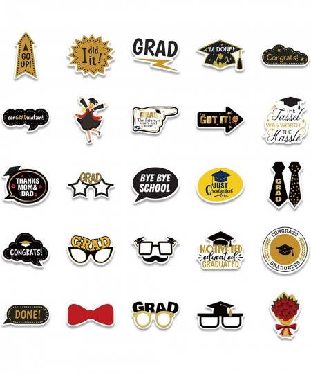 50pcs School Graduation Stickers for Scrapbooking Class of 2022 Stickers for Students Teachers Water Bottles Planners Laptop ...