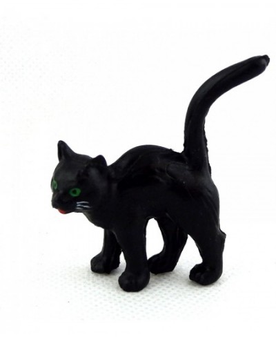 House Miniature Animal Pet Halloween Accessory Black Cat Standing $17.16 - Dollhouse Accessories