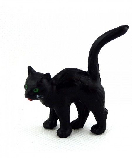 House Miniature Animal Pet Halloween Accessory Black Cat Standing $17.16 - Dollhouse Accessories