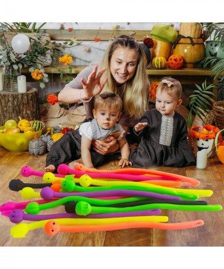 24 Pack Halloween Stretchy Strings Toy Pack Toys Great for Kids Students Treat Bags Gifts Stress Relief Party Favors (Hallowe...