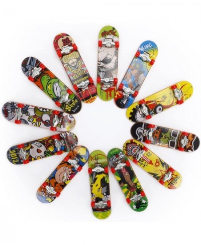 12Pcs Finger Toys Professional Finger Skateboard Mini Skateboard Fingerboards for Creative Fingertips Movement Novelty Toys f...