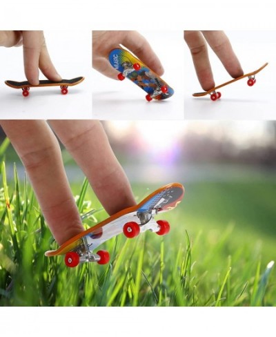 12Pcs Finger Toys Professional Finger Skateboard Mini Skateboard Fingerboards for Creative Fingertips Movement Novelty Toys f...