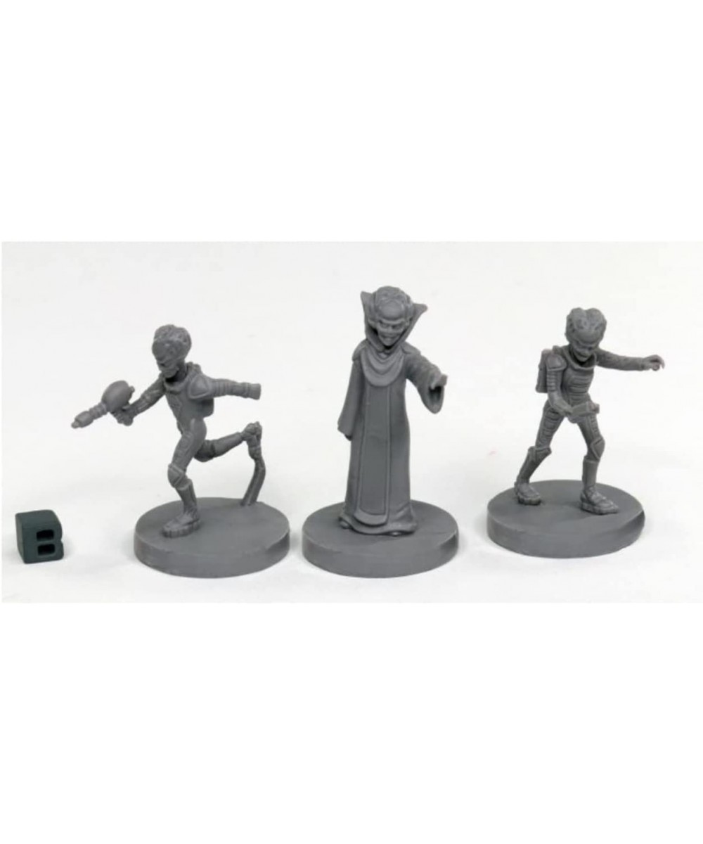 Reaper Miniatures Alien Overlords (3) 49001 Bones Black Plastic Unpainted Minis $14.69 - Game Accessories