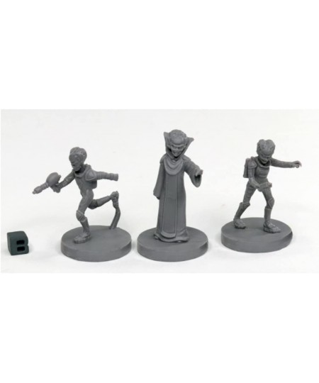 Reaper Miniatures Alien Overlords (3) 49001 Bones Black Plastic Unpainted Minis $14.69 - Game Accessories