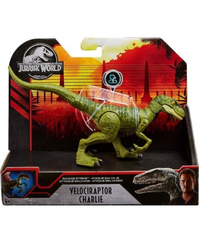 Jurassic World Savage Strike Dinosaur Figure Smaller Size Attack Move Iconic to Species Movable Arms & Legs Great Gift for Ag...