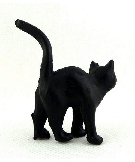 House Miniature Animal Pet Halloween Accessory Black Cat Standing $17.16 - Dollhouse Accessories