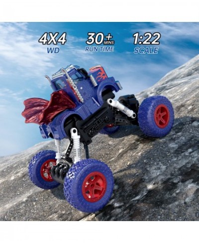 4WD Remote Control Car RC Toys 1:22 Scale 4WD Off Road RC Trucks Monster Truck All Terrain Cars with LED Lights Toys Gifts fo...