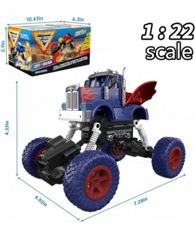 4WD Remote Control Car RC Toys 1:22 Scale 4WD Off Road RC Trucks Monster Truck All Terrain Cars with LED Lights Toys Gifts fo...