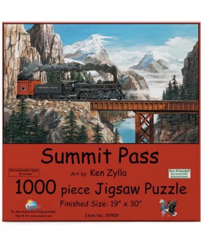 Summit Pass 1000 pc Jigsaw Puzzle - SUNSOUT INC $34.62 - Jigsaw Puzzles