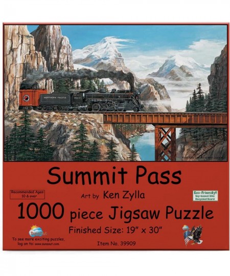 Summit Pass 1000 pc Jigsaw Puzzle - SUNSOUT INC $34.62 - Jigsaw Puzzles