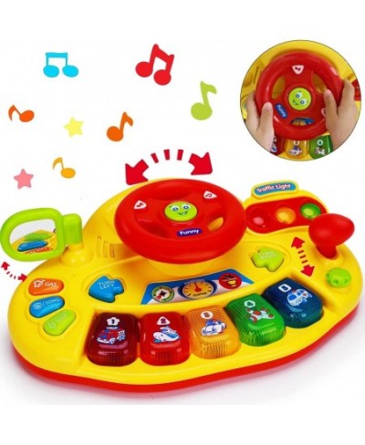 Baby Musical Toys 6 to 12 12-18 Months Light Up Steering Wheel Toy Infant Toys 3-6 7 8 9 Month Old Babies Learning Toys for 1...