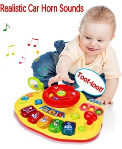 Baby Musical Toys 6 to 12 12-18 Months Light Up Steering Wheel Toy Infant Toys 3-6 7 8 9 Month Old Babies Learning Toys for 1...