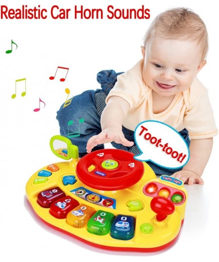 Baby Musical Toys 6 to 12 12-18 Months Light Up Steering Wheel Toy Infant Toys 3-6 7 8 9 Month Old Babies Learning Toys for 1...