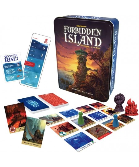 Forbidden Island – The Cooperative Strategy Survival Island Board Game $33.13 - Board Games