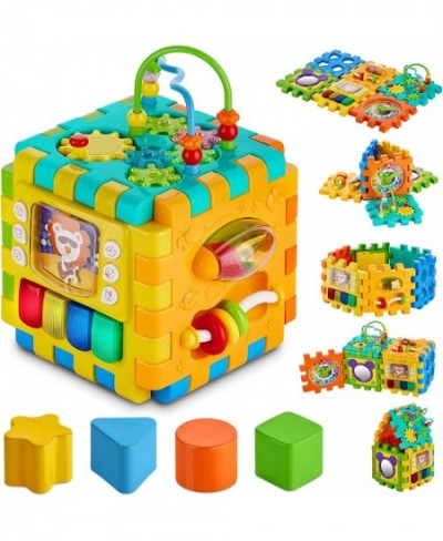 Baby Activity Cube – 6-in-1 Multi-Assembly Activity Square for Babies 10m+ – BPA-Free Play Cube for Infants & Toddlers Teache...