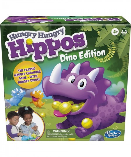 Hungry Hungry Hippos Dino Edition Board Game Pre-School Game for Ages 4 and Up For 2 to 4 Players (Amazon Exclusive) $38.69 -...