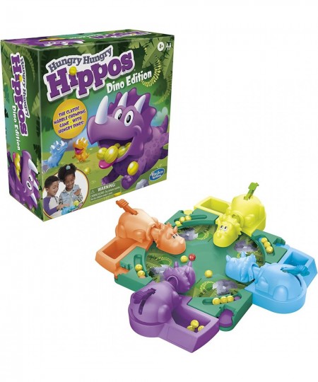 Hungry Hungry Hippos Dino Edition Board Game Pre-School Game for Ages 4 and Up For 2 to 4 Players (Amazon Exclusive) $38.69 -...