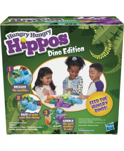 Hungry Hungry Hippos Dino Edition Board Game Pre-School Game for Ages 4 and Up For 2 to 4 Players (Amazon Exclusive) $38.69 -...