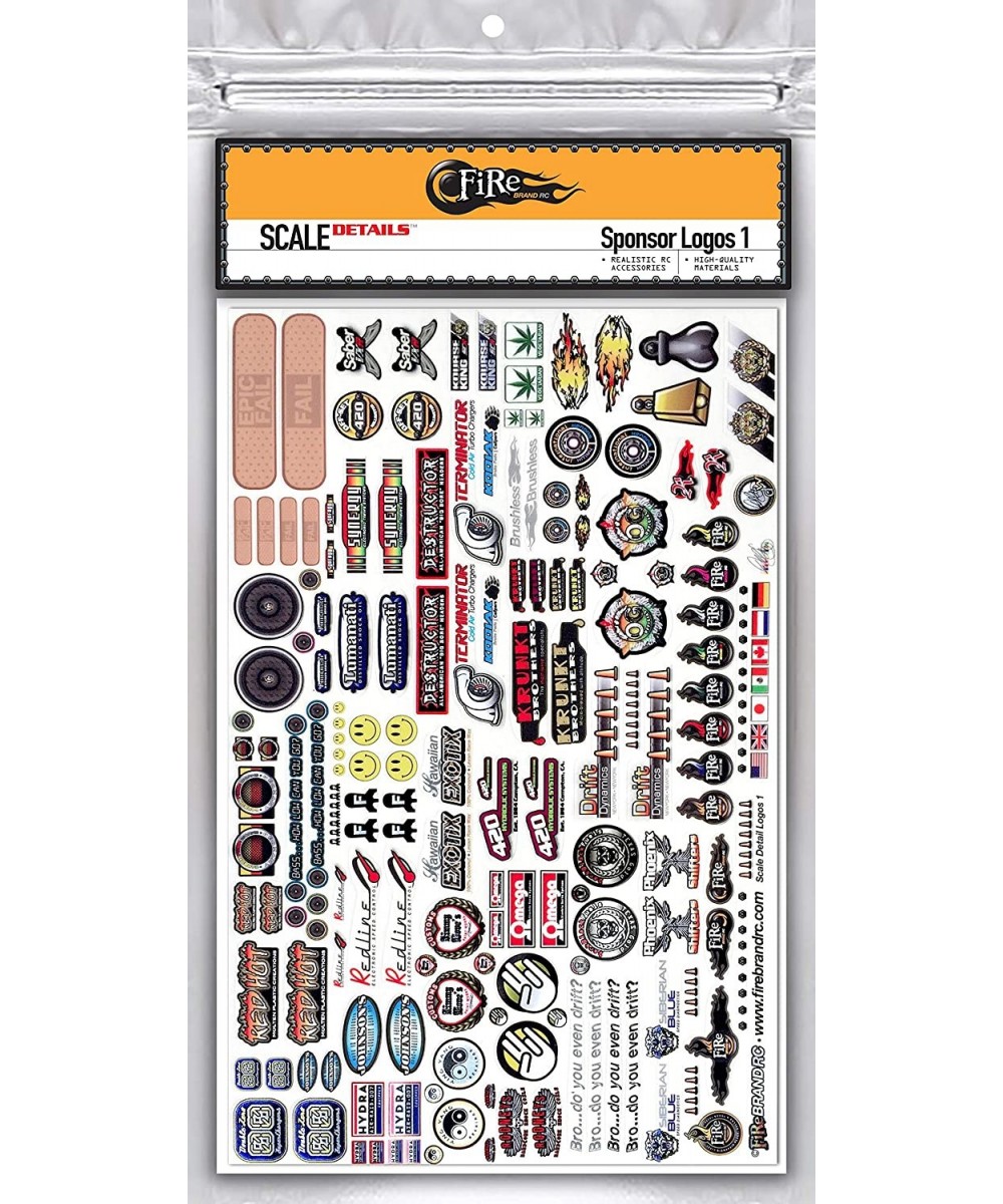 • SPONSOR LOGO Decals 1A - Scale Details $24.21 - Remote & App Controlled Vehicles