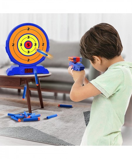 Boy Toys for Age 5 6 7 8 9 10+ Years Old Kids - Shooting Game Toy Digital Electronic Scoring Auto Reset Shooting Targets with...