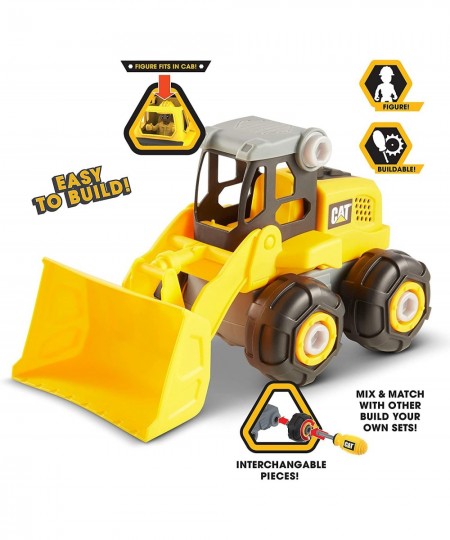 Funrise Caterpillar CAT Construction Build Your Own Junior Crew Excavator Building Toy Yellow (80903) $25.97 - Kids' Play Con...