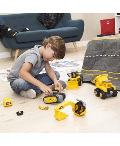 Funrise Caterpillar CAT Construction Build Your Own Junior Crew Excavator Building Toy Yellow (80903) $25.97 - Kids' Play Con...