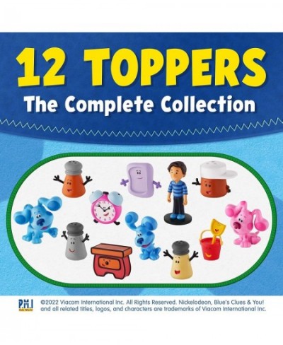 Blue's Clues Toppers for Kids | 12 Topper Blue’s Clues Toys in 1 Pack | Collect All 12 Blue Clues Toys / Mini Toys | Kids’ To...