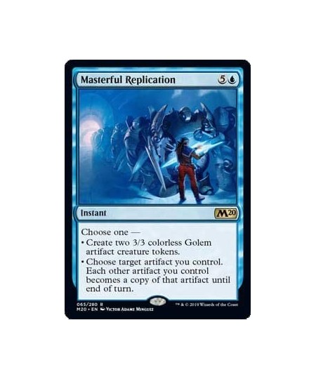 Magic: The Gathering - Masterful Replication - Foil - Core Set 2020 $11.81 - Magic Kits & Accessories