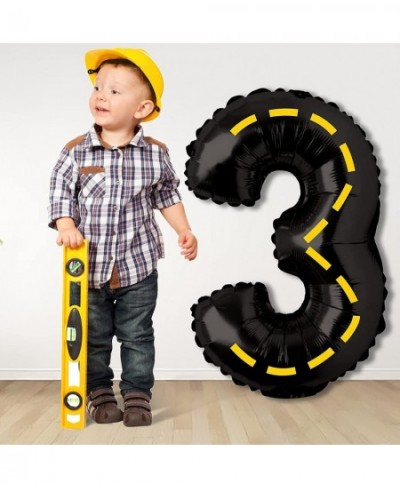 Construction Balloon Birthday Party Decorations for Boys - Construction Party Supplies Happy Birthday Decorations Number Ball...