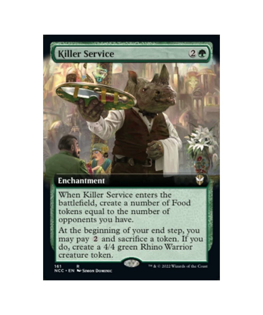 Magic: the Gathering - Killer Service (161) - Extended Art - New Capenna Commander $10.73 - Trading Cards & Accessories