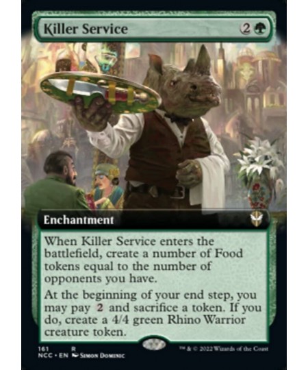 Magic: the Gathering - Killer Service (161) - Extended Art - New Capenna Commander $10.73 - Trading Cards & Accessories