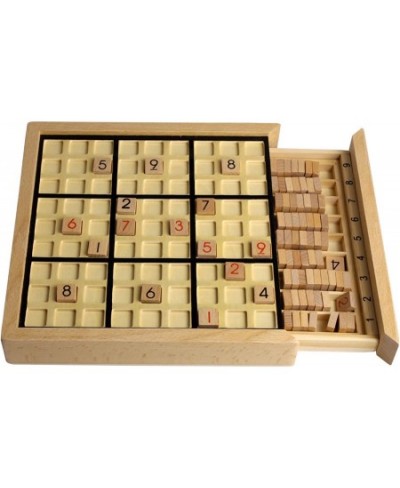 Wooden Sudoku Puzzle Board Game with Drawer SD-02 (Black) $57.39 - Sudoku Puzzles