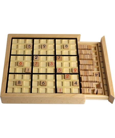 Wooden Sudoku Puzzle Board Game with Drawer SD-02 (Black) $57.39 - Sudoku Puzzles