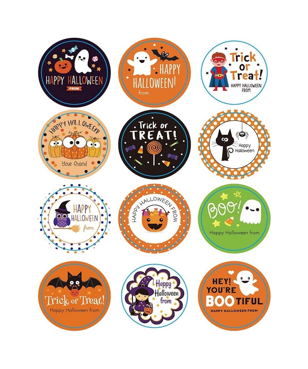 10 Sheets Halloween Stickers for Kids with 12 Kinds Different Design Seal for Envelope Party Gifts Baking Candy Gift Box Busi...