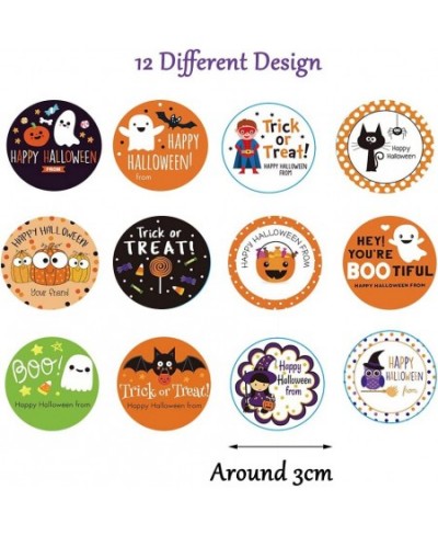 10 Sheets Halloween Stickers for Kids with 12 Kinds Different Design Seal for Envelope Party Gifts Baking Candy Gift Box Busi...