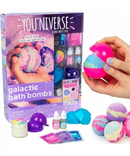 You*niverse Galactic Bath Bombs at-Home STEAM Kits for Kids Age 6 and Up Bath Bomb Kits Bath Time Fun DIY Bath Bombs $16.05 -...