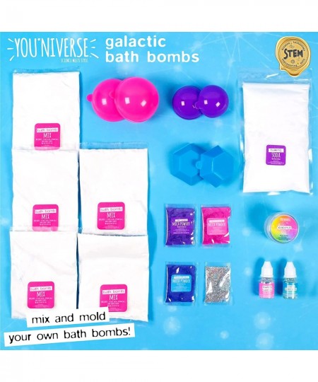 You*niverse Galactic Bath Bombs at-Home STEAM Kits for Kids Age 6 and Up Bath Bomb Kits Bath Time Fun DIY Bath Bombs $16.05 -...