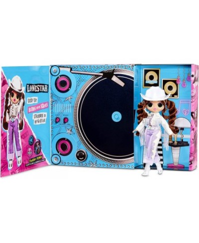 LOL Surprise OMG Remix Lonestar Fashion Doll Plays Music with Extra Outfit 25 Surprises Including Shoes Hair Brush Doll Stand...