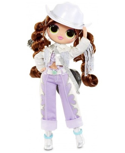 LOL Surprise OMG Remix Lonestar Fashion Doll Plays Music with Extra Outfit 25 Surprises Including Shoes Hair Brush Doll Stand...