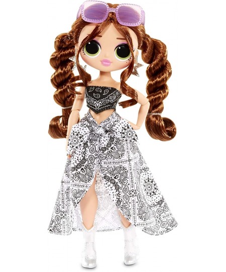 LOL Surprise OMG Remix Lonestar Fashion Doll Plays Music with Extra Outfit 25 Surprises Including Shoes Hair Brush Doll Stand...