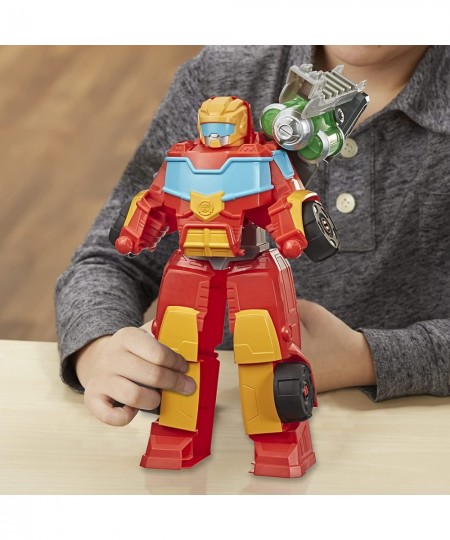 Playskool Heroes Rescue Bots Academy Rescue Power Hot Shot Converting Toy Robot 14-Inch Collectible Action Figure Toy for Kid...